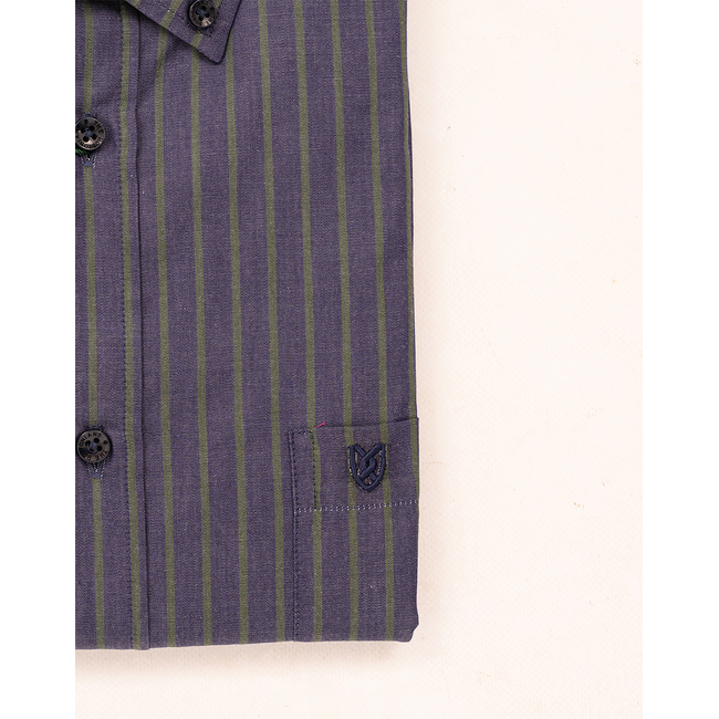 Product THE BOSTONIANS ΠΟΥΚΑΜΙΣΟ ACORN TWILL REGULAR FIT Stripe TWILL Button-down Regular FIT base image