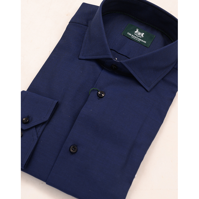 Product THE BOSTONIANS ΠΟΥΚΑΜΙΣΟ DOBBY CUSTOM FIT Patterned DOBBY Semi-rex Custom Fit base image