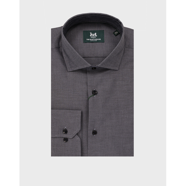 Product THE BOSTONIANS ΠΟΥΚΑΜΙΣΟ DOBBY CUSTOM FIT Patterned DOBBY Semi-rex Custom Fit base image