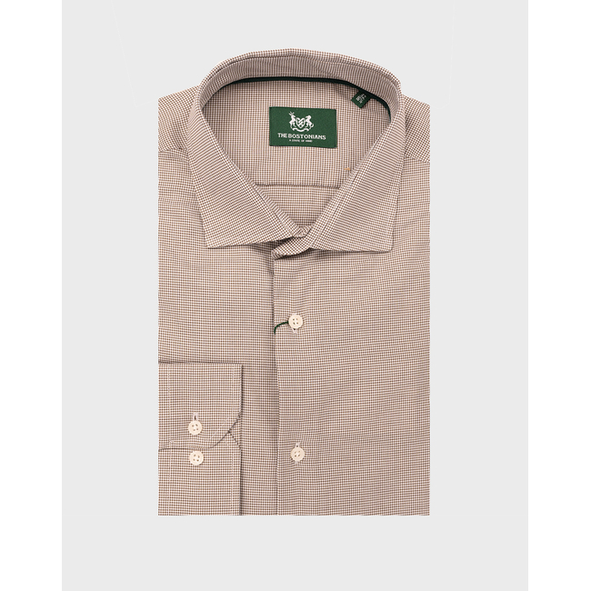 Product THE BOSTONIANS ΠΟΥΚΑΜΙΣΟ DOBBY CUSTOM FIT Patterned DOBBY Semi-rex Custom FIT base image