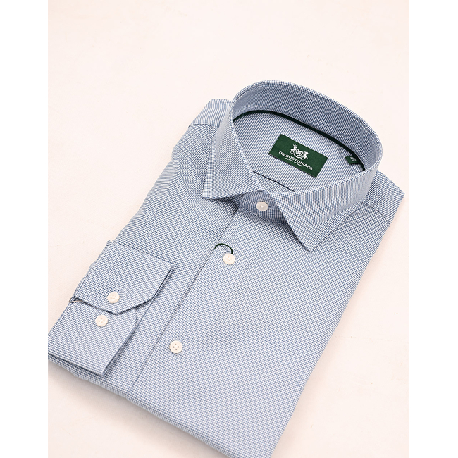 Product THE BOSTONIANS ΠΟΥΚΑΜΙΣΟ DOBBY CUSTOM FIT Patterned DOBBY Semi-rex Custom FIT base image