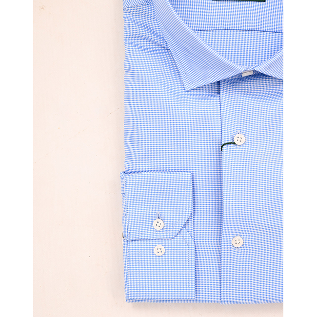 Product THE BOSTONIANS ΠΟΥΚΑΜΙΣΟ DOBBY CUSTOM FIT Plain Dobby Semi-rex Custom FIT base image