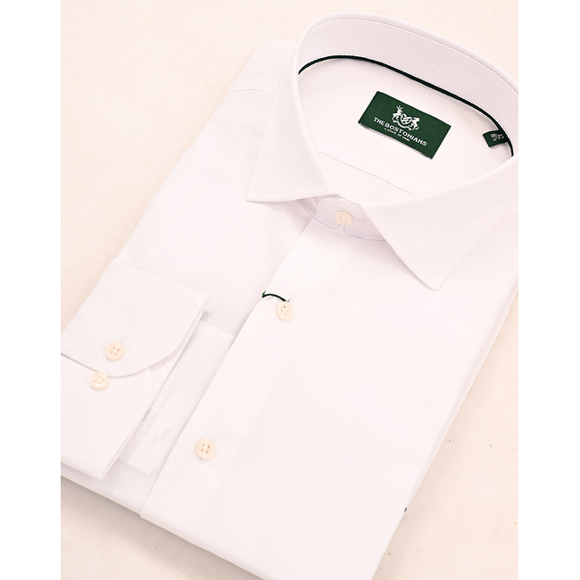 Product THE BOSTONIANS ΠΟΥΚΑΜΙΣΟ DOBBY CUSTOM FIT Patterned DOBBY Semi-rex Custom FIT base image