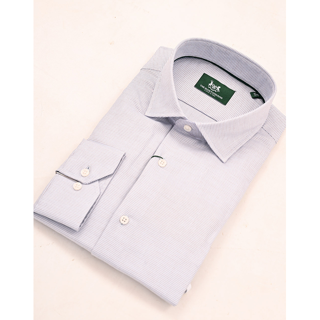 Product THE BOSTONIANS ΠΟΥΚΑΜΙΣΟ DOBBY CUSTOM FIT Patterned DOBBY Semi-rex Custom FIT base image