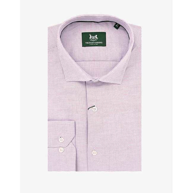 Product THE BOSTONIANS ΠΟΥΚΑΜΙΣΟ DOBBY CUSTOM FIT Patterned DOBBY Semi-rex Custom FIT base image