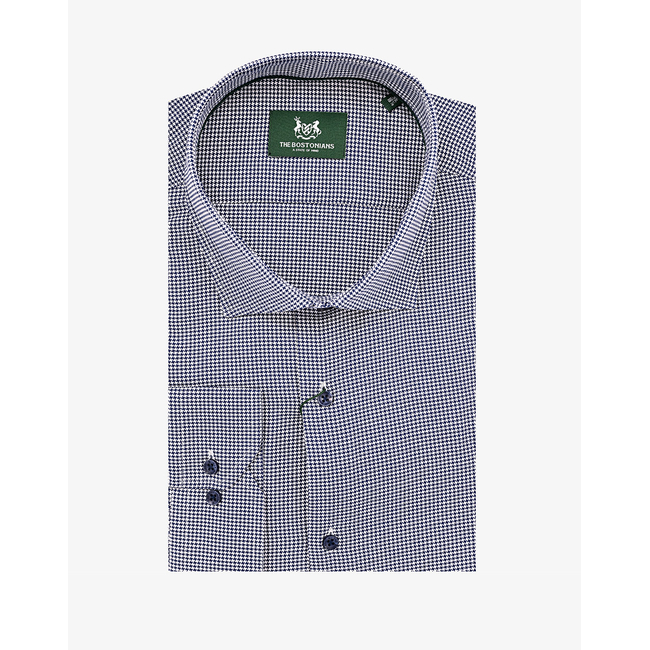 Product THE BOSTONIANS ΠΟΥΚΑΜΙΣΟ DOBBY CUSTOM FIT Patterned DOBBY Semi-rex Custom FIT base image