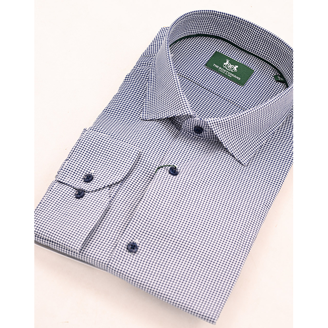 Product THE BOSTONIANS ΠΟΥΚΑΜΙΣΟ DOBBY CUSTOM FIT Patterned DOBBY Semi-rex Custom FIT base image