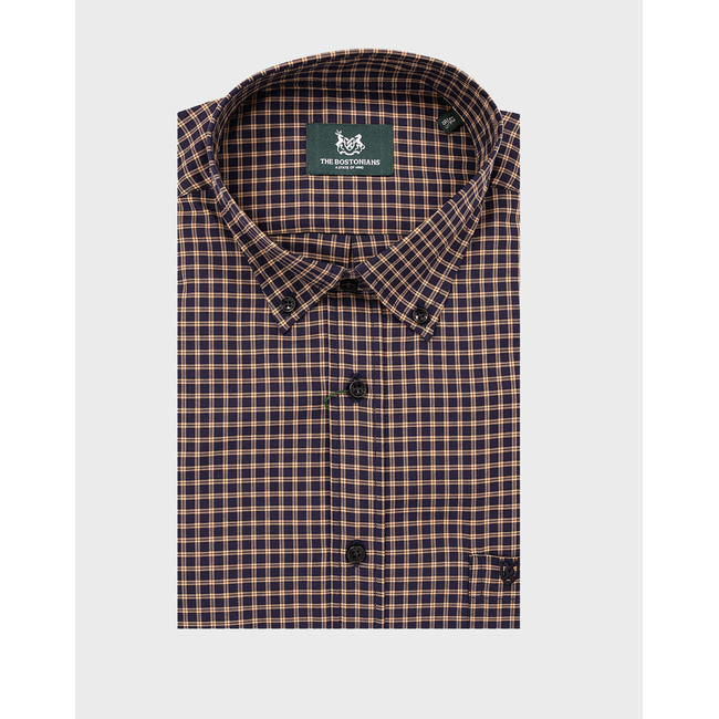 Product THE BOSTONIANS ΠΟΥΚΑΜΙΣΟ CHESTER TWILL REGULAR FIT MiniCheck TWILL Button-down Regular FIT base image