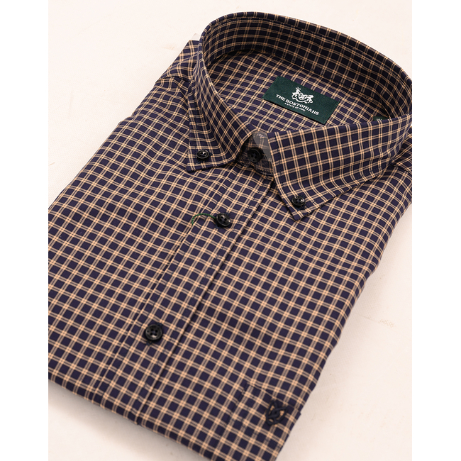 Product THE BOSTONIANS ΠΟΥΚΑΜΙΣΟ CHESTER TWILL REGULAR FIT MiniCheck TWILL Button-down Regular FIT base image