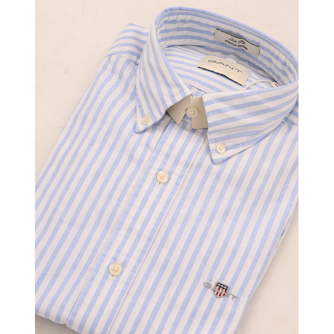 Product GANT ΠΟΥΚΑΜΙΣΟ ΜΜ SLIM OXFORD STRETCH STRIPE SHIRT base image