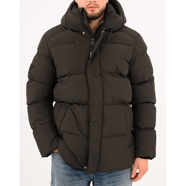 Product SUPERDRY  D2 SDSW HOODED 5 BAFFLE SPORTS PUFFER ΜΠΟΥΦΑΝ ΑΝΔΡΙΚΟ base image