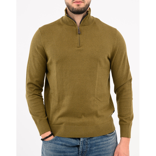 Product NAUTICA ΜΠΛΟΥΖΑ ΠΛΕΚΤΗ ΜΜ PERFORMANCE SOLID 1/4 ZIP (12GG) base image