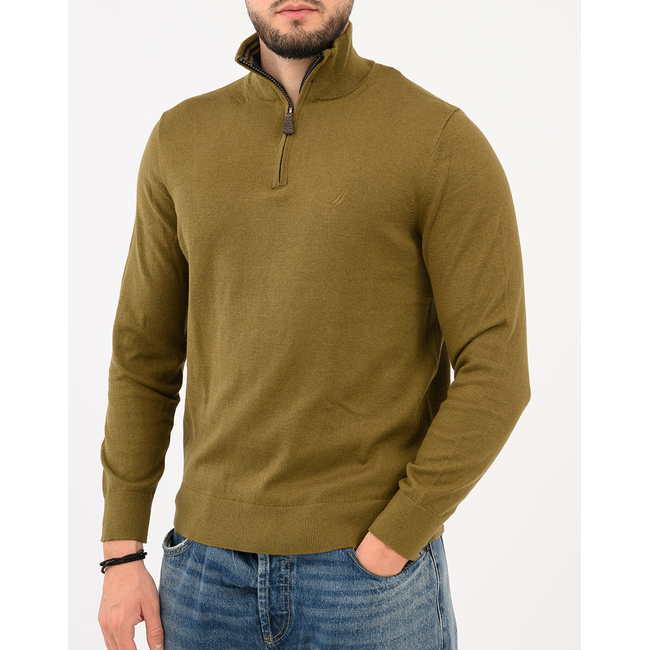 Product NAUTICA ΜΠΛΟΥΖΑ ΠΛΕΚΤΗ ΜΜ PERFORMANCE SOLID 1/4 ZIP (12GG) base image
