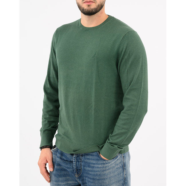 Product NAUTICA ΜΠΛΟΥΖΑ ΠΛΕΚΤΗ ΜΜ PERFORMANCE SOLID CREW (12GG) base image