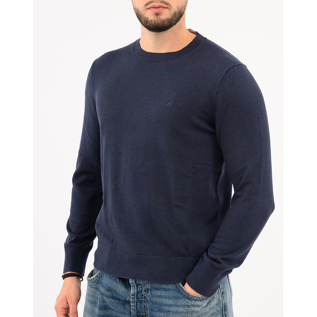 Product NAUTICA ΜΠΛΟΥΖΑ ΠΛΕΚΤΗ ΜΜ PERFORMANCE SOLID CREW (12GG) base image