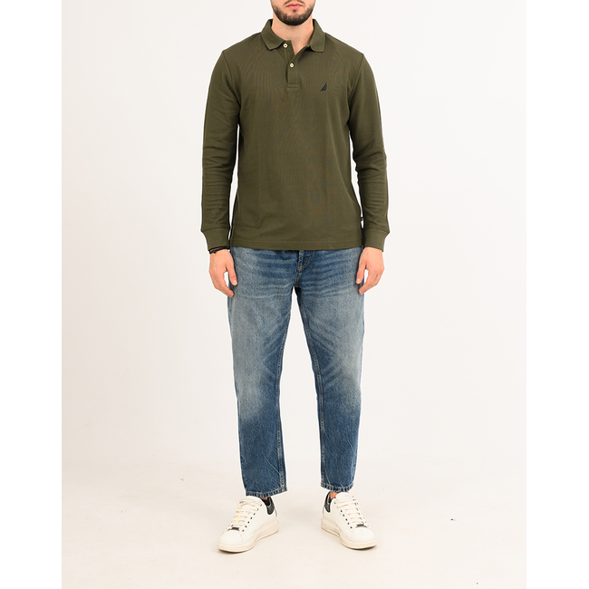Product NAUTICA ΜΠΛΟΥΖΑ ΠΟΛΟ ΜΜ LS DECK POLO_SUSTAINABLE base image