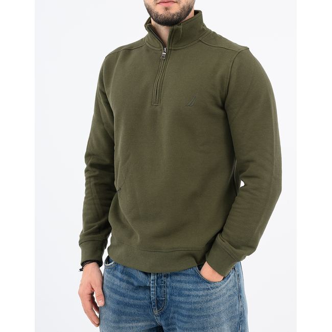 Product NAUTICA ΜΠΛΟΥΖΑ ΦΟΥΤΕΡ ΜΜ PIQUE FLEECE 1/4 ZIP base image