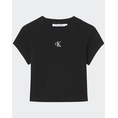 Product CALVIN KLEIN CK RIB CROPPED SLIM TEE thumbnail image