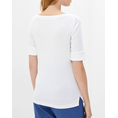 Product LAUREN RALPH LAUREN RFND STRTCH 1X1 RIB-ELB SLV BT NK TOP thumbnail image