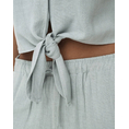 Product ONLY ONLSIESTA SS KNOT LIN BL SHIRT PNT NOOS thumbnail image