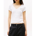 Product TOMMY JEANS TJW SLIM ESSENTIAL RIB V SS thumbnail image