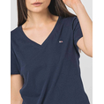 Product TOMMY JEANS TJW SLIM SOFT V NECK TEE thumbnail image
