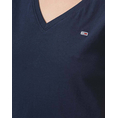 Product TOMMY JEANS TJW SLIM SOFT V NECK TEE thumbnail image