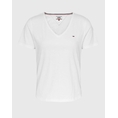 Product TOMMY JEANS TJW SLIM SOFT V NECK TEE thumbnail image
