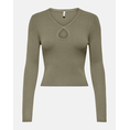 Product ONLY ONLMEDDI LS PEEK A BOO V-NECK CC KNT thumbnail image