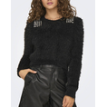 Product ONLY ONLSURI LS BLING CROP O-NECK PRM KNT thumbnail image