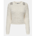 Product ONLY ONLSURI LS BLING CROP O-NECK PRM KNT thumbnail image