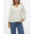 Product VERO MODA VMOLIVIA L/S V-NECK TOP WVN BTQ GA thumbnail image