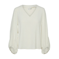 Product VERO MODA VMOLIVIA L/S V-NECK TOP WVN BTQ GA thumbnail image