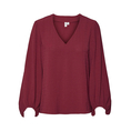 Product VERO MODA VMOLIVIA L/S V-NECK TOP WVN BTQ GA thumbnail image