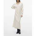 Product VERO MODA VMGOLD LS V-NECK 7/8 DRESS GA thumbnail image