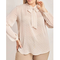 Product PARABITA shirt chiffon plumetti with tie thumbnail image