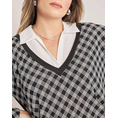 Product PARABITA Knitted plaid shirt with shirt detail thumbnail image
