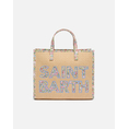 Product MC2 VIVIAN MID STRAW-STRAW HANDBAG WITH PIPING-11 PATCH FLORY 21 (Διαστάσεις: 28 x 23 x 15εκ.) thumbnail image