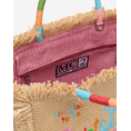 Product MC2 COLETTE STRAW N-STRAW BAG WITH HANDLE-11 MULTIC EMB (Dimensions: 26 x 23 x 15 cm.) thumbnail image
