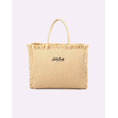 Product MC2 VANITY STRAW N-STRAW BAG WITH HANDLE-PALM 18 EMB (Dimensions: 33 x 27cm.) thumbnail image