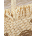 Product MC2 VANITY STRAW N-STRAW BAG WITH HANDLE-PALM 18 EMB (Dimensions: 33 x 27cm.) thumbnail image