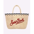Product MC2 RAFFIA BEACH MID-BEACH BAG IN RAFFIA-HEART BORDER 1041 EMB (Διαστάσεις: 36 x 23εκ.) thumbnail image