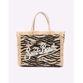 Product MC2 VANITY STRAW N-STRAW  BAG WITH HANDLE-ZEBRA 0010 EMB (Διαστάσεις: 33 x 27εκ.) thumbnail image
