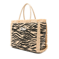 Product MC2 VANITY STRAW N-STRAW  BAG WITH HANDLE-ZEBRA 0010 EMB (Διαστάσεις: 33 x 27εκ.) thumbnail image