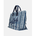 Product MC2 VANITY-ACC. WOMAN'S CANVAS BAG-INDI STRIPES 61 (Dimensions: 40 x 32 x 20cm.) thumbnail image