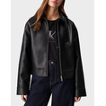 Product CALVIN KLEIN JEANS FAUX LEATHER ZIPPED JACKET thumbnail image