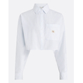 Product CALVIN KLEIN JEANS WOVEN LABEL CROPPED SHIRT thumbnail image