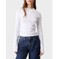 Product CALVIN KLEIN JEANS WOVEN LABEL RIB LS TOP thumbnail image