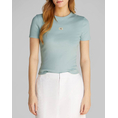 Product CALVIN KLEIN JEANS WOVEN LABEL RIB FITTED TEE thumbnail image