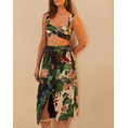 Product FARM RIO MIDNIGHT MACAW FIESTA MIX MIDI SKIRT thumbnail image